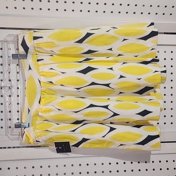 Kaari Blue Size 6 Linen Blend Yellow Blue New - Picture 1 of 6